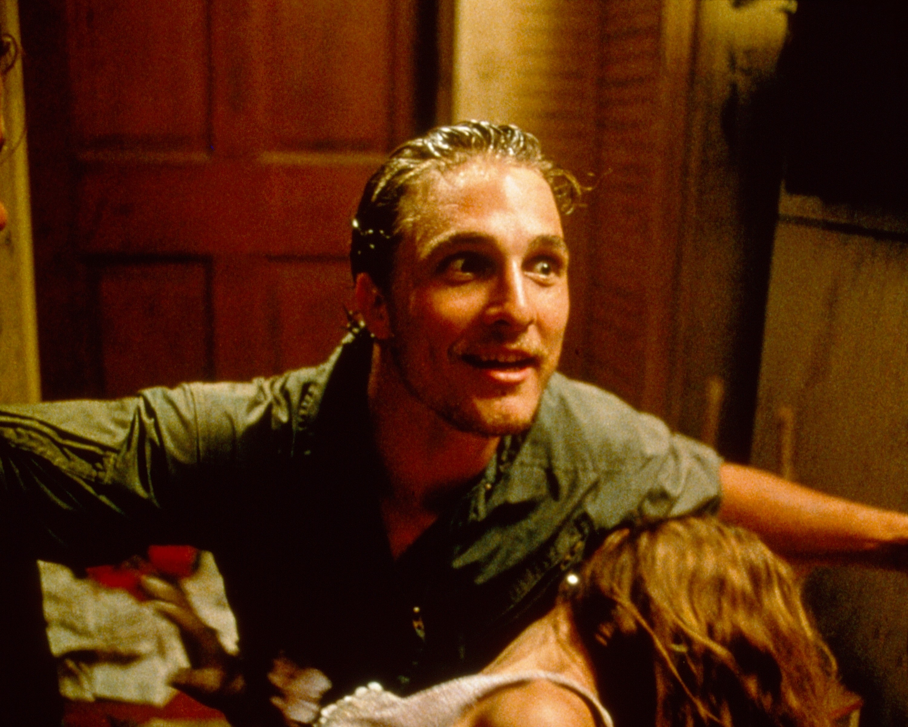 Matthew Mcconaughey absolutely wigging out in TEXAS CHAINSAW MASSACRE: NEXT GENERATION (aka THE RETURN OF THE TEXAS CHAINSAW MASSACRE) 